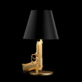 Handgun Lamp Gold
